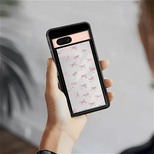 Vista 1900 de Compatible con Google Pixel 4A 5G Mobile Case Creative Acrylic Panel trasero Silicona Protección Grip especialmente diseñado para Google Pixel 4A 5G