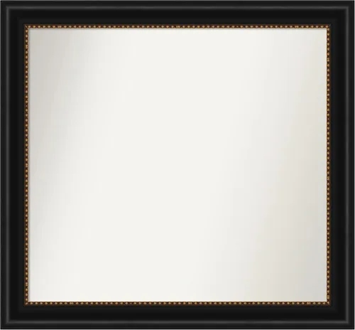 Vista 302 de Amanti Art Espejo personalizado, gran espejo de baño estrecho, espejo de pared o espejo de tocador de baño sobre el fregadero (24 x 24 pulgadas)