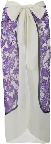 Vista 3 de GQIZLPWF Traje de baño de 3 piezas para mujer, estilo vintage, floral, envolvente, verano, vacaciones, traje de baño, Z2361-púrpura