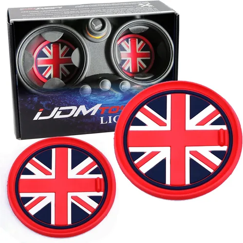 Vista 10 de Posavasos de silicona de 0.29 in, para Mini Cooper AA2257, cuadriculado