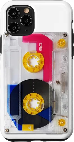 Vista 26 de iPhone 12/12 Pro Vintage Cassette Tape Retro 80s 90s Music Mixtape Case