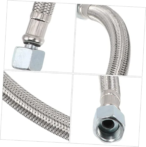 Vista 5 de Manguera de líder trenzada de acero inoxidable para compresor de aire Manguera de aire duradera para compresor Rendimiento y flexibilidad confiables
