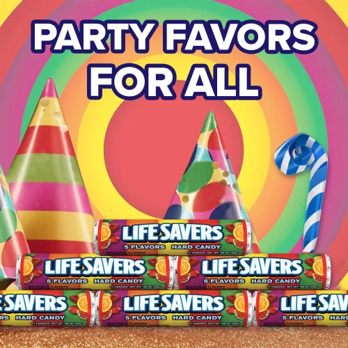 Vista 7 de LIFE SAVERS Paquete a granel de caramelos duros de 5 sabores, rollo de 1.14 onzas (paquete de 20)