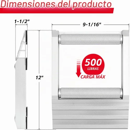 Vista 2 de MAXXHAUL 80401 Soporte de limpieza de ruedas de motocicleta - Capacidad de 500 lb