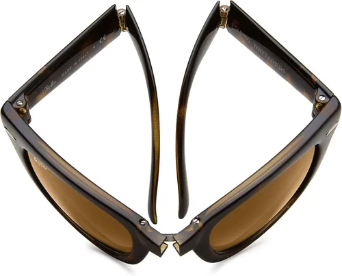 Vista 6 de Ray-Ban Gafas de sol plegables Wayfarer RB4105, marrón (Crystal Brown)