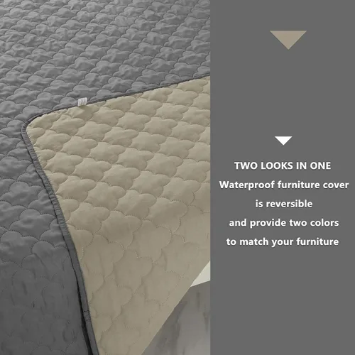 Vista 5 de CHHKON Mantas para proteger el sofá, fundas impermeables para cama de perro, manta protectora de muebles para mascotas