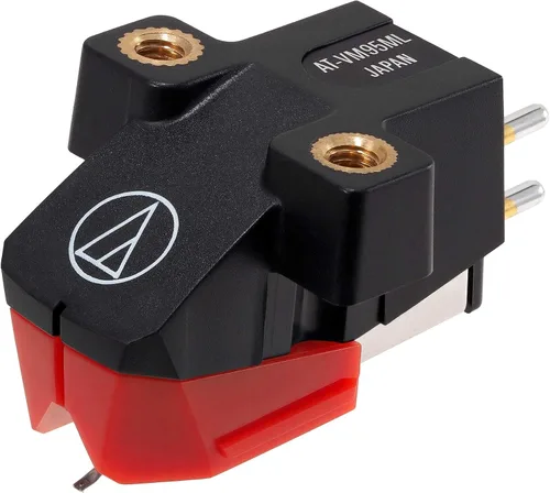 Vista 2 de Audio-Technica AT-VM95ML Cartucho de Tocadiscos de Imán Móvil Dual Rojo