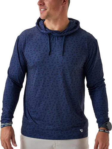 Vista 30 de Burlebo Sudadera de rendimiento para hombre – Prenda de manga larga ligera, ajuste atlético, absorción de humedad, protección solar Camuflaje