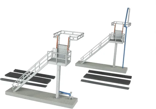 Vista 5 de Walthers Cornerstone Modern Loading Racks pkg(4)-Each 3 933-4037 HO Scale Model Railroad - Kit de estructura