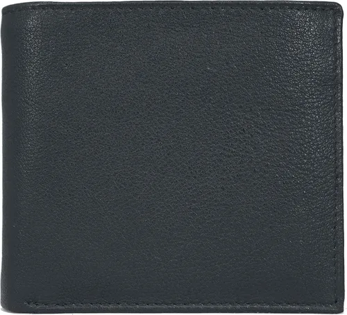 Vista 6 de Bullz Cartera europea hipster para hombre, gruesa, grande, plegable, 20 tarjetas y 2 ventanas de identificación, color negro, talla única, Negro