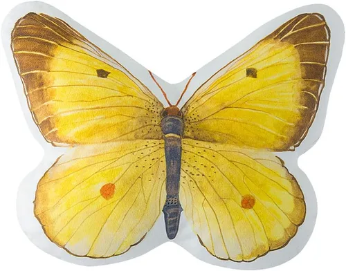 Vista 15 de JWH Almohada decorativa de mariposa 3D, almohada de animales estética, de peluche, funda de almohada con estampado de bonito cojín para cama, sofá
