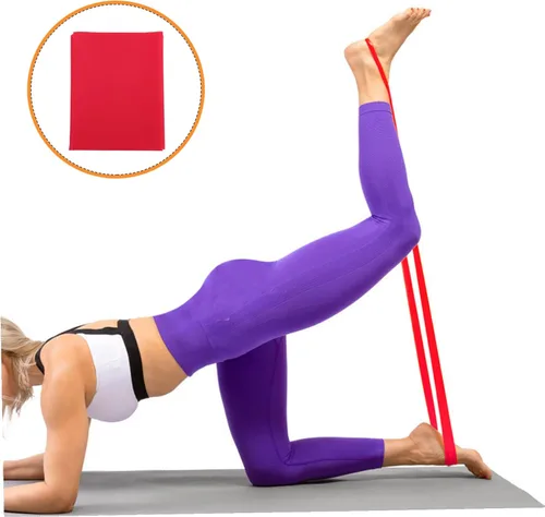 Vista 7 de LIOOBO Banda de resistencia TPE para yoga para estiramiento de cuerpo completo y entrenamiento de fuerza, banda de ejercicio portátil para hombros