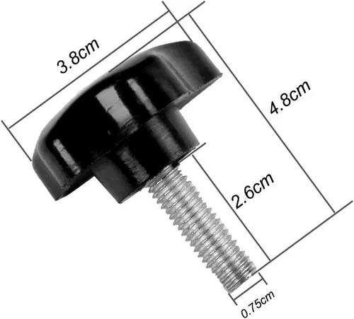 Vista 5 de JeCar Tornillos de Mariposa para Techo Rígido de Remoción Rápida Pernos de Techo Rígido con 6 Anclajes de Sujeción Compatibles con Jeep Wrangler