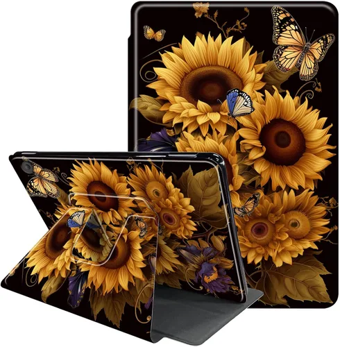 Vista 27 de Funda para Samsung Galaxy Tab A8 de 10.5 pulgadas 2022-360 grados giratoria multiángulo de visión protectora con apagado y encendido automático
