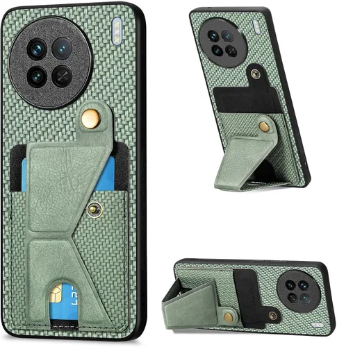 Vista 238 de Funda para Oppo K10x / OnePlus Nord CE 2 Lite 5G Funda para Realme 9 5G / 9 Pro / Q5 / V25 Funda de piel sintética con ranuras para tarjetas