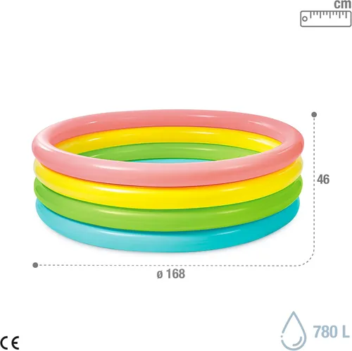 Vista 5 de Intex Piscina infantil Sunset Glow de 66