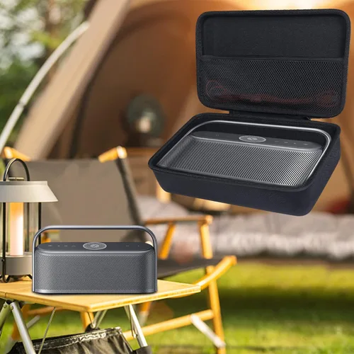 Vista 6 de khanka Estuche de transporte duro de repuesto para altavoces Bluetooth Anker Soundcore Motion X600, altavoz inalámbrico de sonido de 50 W, solo funda