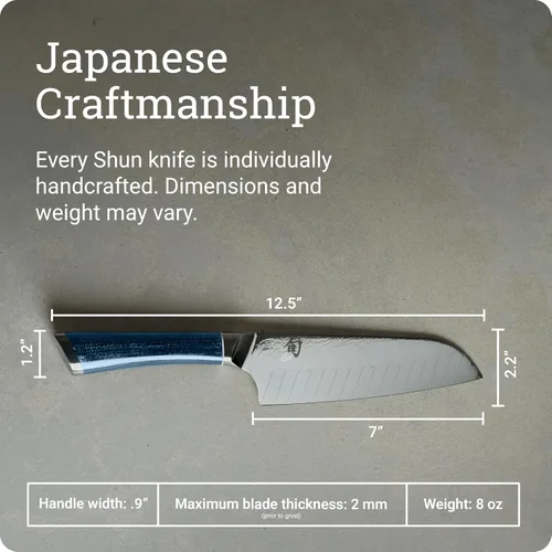 Vista 5 de Shun Cuchillo Santoku Shiranami de 7