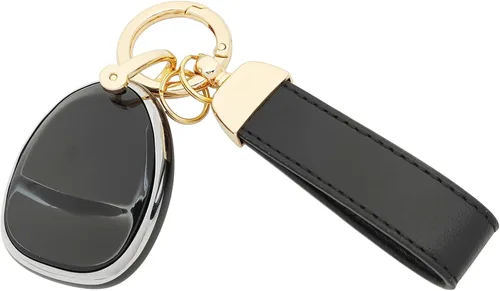 Vista 6 de Funda para llavero de TPU compatible con Chevy Tahoe Suburban GMC Acadia Yukon y Cadillac y Buick Lucerne Enclave Pontiac Key Fob