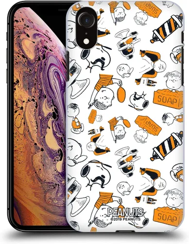 Vista 51 de Head Case Designs Carcasa rígida con licencia oficial de Peanuts Charlie Brown Chuck Barber Shop compatible con Apple iPhone 7/8/SE 2020 y 2022