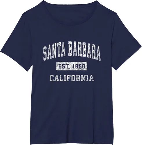 Vista 18 de Camiseta deportiva clásica de Santa Bárbara California CA, Negro, S