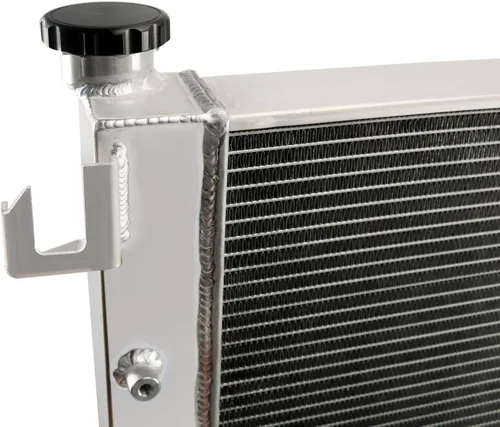 Vista 6 de Radiador de aluminio de 4 filas para Dodge Ram 2003-2010 2007 2500 3500 5.9L 6.7L CUMMINS