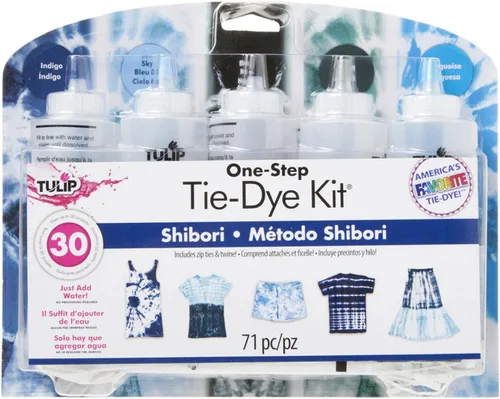 Vista 8 de Kit de teñido anudado artesanal Tulip con botella para mezclar colores, nuestros colores más vibrantes Artesano