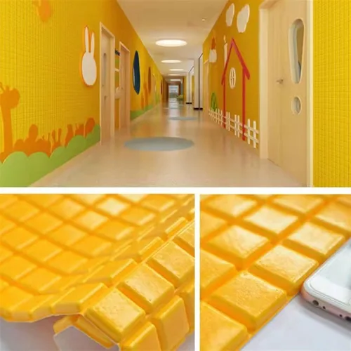 Vista 11 de Melairya Paneles de pared 3D, papel tapiz de ladrillo de espuma para dormitorio, panel de pared de piedra sintética, papel tapiz autoadhesivo