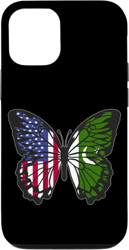 Vista 28 de Pakistani Roots USA Pakistan Mix Butterfly Pakistan Heritage Case for iPhone 17