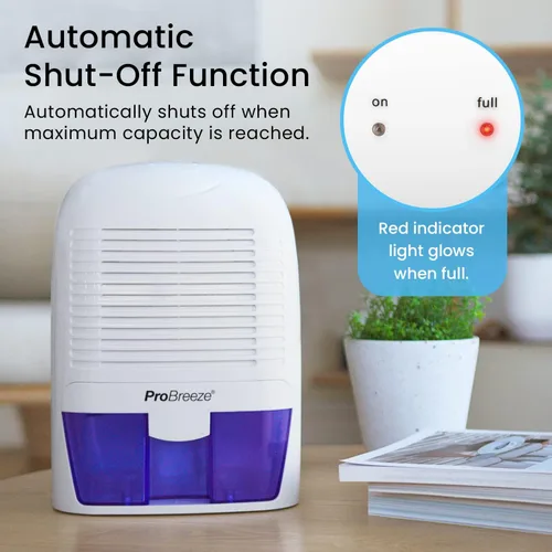 Vista 6 de Mini deshumidificador eléctrico PB-03-US de 2200 pies cúbicos Pro Breeze