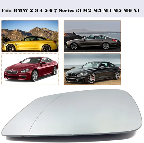 Vista 2 de Espejo calefactable para el lado del conductor compatible con BMW 228i 320i 328i 330i 335i 428i 430i 435i 440i 535i 550i 640i Series i3 M2 M3 M4 M5