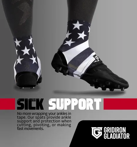 Vista 5 de GridIron Gladiator - Fundas de tacos, calcetines para tacos de fútbol americano, polainas para tacos de fútbol, béisbol y sóftbol