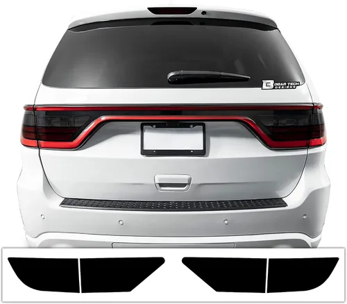 Vista 8 de BOGAR TECH DESIGNS Kit de tinte de luz de freno de tercera cola compatible con Dodge Durango 2014-2020, oscuro