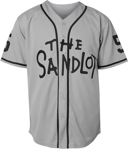 Vista 2 de The Sandlot Benny The Jet Rodriguez Michael Squints Palledorous Alan Yeah-Yeah McClennan Bel Air - Camiseta de béisbol con estampado 3D