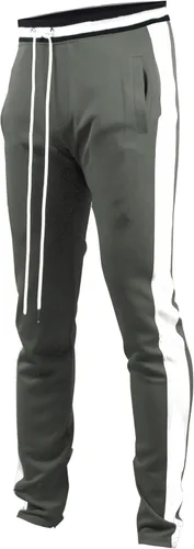 Vista 39 de SCREENSHOT-Track Pants S41700 Mens Premium Slim Athletic Fitness Lifestyle Workout Bottoms - Classic Fit S41700 Bk/Pu