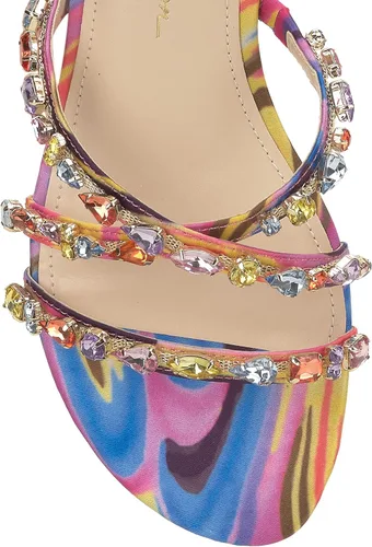 Vista 5 de Jessica Simpson Sandalias planas con cordones Rabenie para mujer