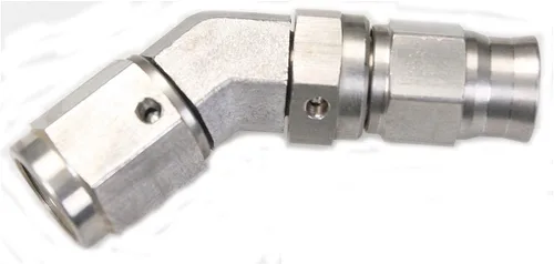 Vista 20 de Autobahn88 Montaje de extremo de manguera de freno de acero inoxidable - Reductor 1/2 NPT macho a 1/4 NPT macho