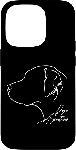 Vista 17 de Funny Proud Dogo Argentino Profile Dog Mom Dog Dog Case para iPhone 17