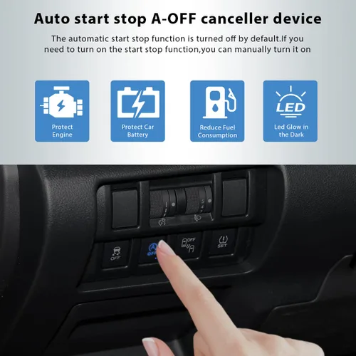 Vista 6 de Eliminador de parada de arranque automático para Subaru Forester Legacy Outback, controlador/cancelador/desactivar/eliminar para 2019-2023 Forester