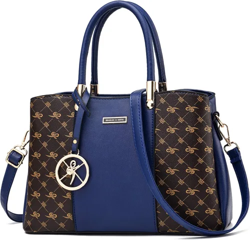 Vista 29 de KURGOOL Bolsos y bolsos de mano para mujer, bolso de hombro con asa superior, bolsa de mensajero para mujer