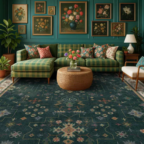 Vista 72 de Hazo Haus – Alfombra pequeña para entrada, cocina o baño, antideslizante con base de goma, resistente a las manchas y a la decoloración, diseño