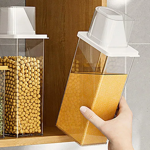 Vista 4 de VALINK Contenedores herméticos para almacenamiento de alimentos, dispensador de contenedores de cereales de almacenamiento 2022, dispensador