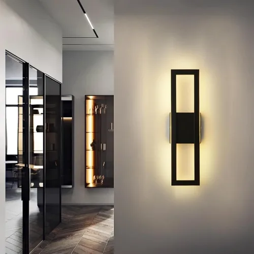 Vista 6 de Lámpara de pared LED para interiores, lámpara de pared moderna de 15.74 pulgadas, lámpara de pared de barra larga, lámpara de decoración con luz