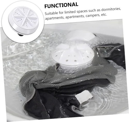 Vista 7 de Portable Mini Travel Washer, Automatic Washing Machine for Deep Clean