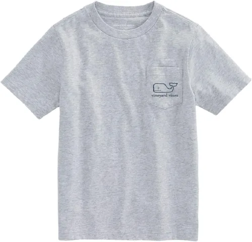 Vista 2 de vineyard vines Boys' Short Sleeve Vintage Whale Pocket T-Shirt