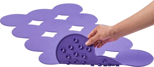 Vista 15 de Webos Tapete Antideslizante Patentado para Bañera Tapetes de Ducha y Baño con Ventosas Fuertes Goma Natural Suave Resistente Agarre Superior