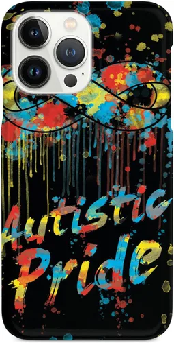 Vista 9 de Inspired Cases - Compatible con iPhone Xs Max - Funda protectora con textura 3D para Apple iPhone Xs Max - Orgullo autista - Conciencia del autismo