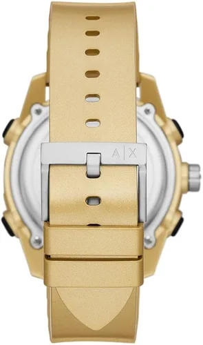Vista 4 de AX Armani Exchange - Reloj de silicona analógico digital para hombre