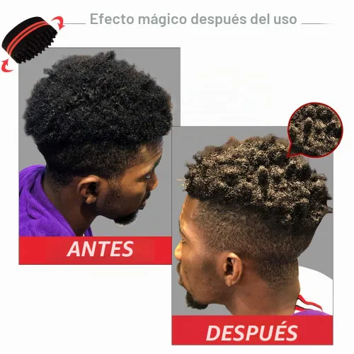 Vista 2 de Esponja mágica de peluquero para ondas, rastas, bobinas, rizado afro como herramienta para el cuidado del cabello, 2.8 pulgadas de diámetro