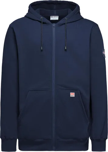 Vista 10 de Ubon FR - Sudaderas con capucha para hombre, resistentes al fuego, 14 onzas, forro polar de algodón